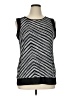 Calvin Klein Silver Sleeveless Blouse Size XL - photo 1
