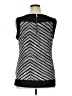 Calvin Klein Silver Sleeveless Blouse Size XL - photo 2