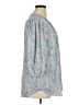 Rose + Olive 100% Polyester Blue 3/4 Sleeve Blouse Size 1X - photo 4