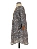 Glam Animal Print Brown Casual Dress Size S - photo 5