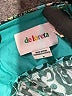 De Loreta 100% Baumwolle Animal Print Teal Cocktail Dress Size M - photo 8
