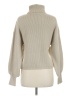Lumiere Solid Tan Turtleneck Sweater Size M - photo 2