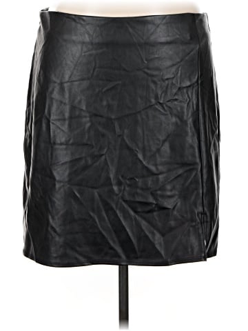 Old Navy Faux Leather Skirt (view 1)