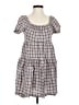 Old Navy Plaid Gray Casual Dress Size XS - photo 1
