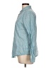 Caslon 100% Cotton Tweed Blue Long Sleeve Button-Down Shirt Size L - photo 5