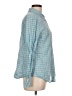 Caslon 100% Cotton Tweed Blue Long Sleeve Button-Down Shirt Size L - photo 4