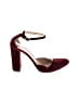 J.Crew Burgundy Heels Size 10 - photo 1