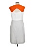 BOSS by HUGO BOSS 100% Polyester Color Block White Cocktail Dress Size 10 - photo 2