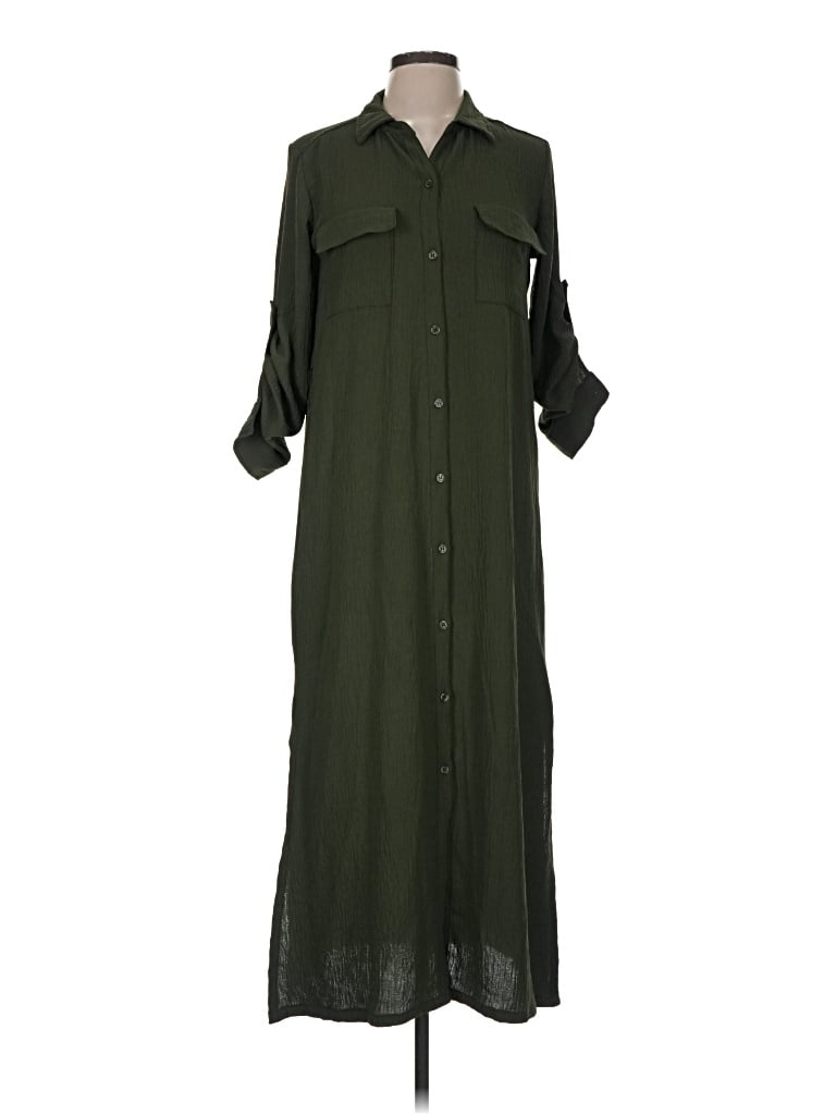 Pre-owned Max Studio Casual Dress In Green