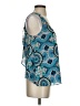 Meadow Rue 100% Polyester Blue Sleeveless Blouse Size S - photo 4