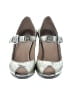 Cole Haan Metallic Solid Snake Print Silver Wedges Size 8 1/2 - photo 2