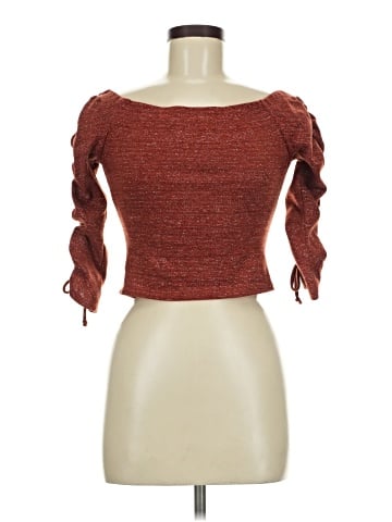 Fashion Magazine 3/4 Sleeve Top (view 1)