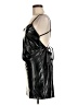 Topshop 100% Polyester Metallic Black Cocktail Dress Size 6 - photo 5