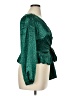 Meraki Green Long Sleeve Blouse Size XL - photo 4