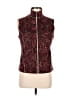 Casual Corner Annex 100% Polyester Paisley Burgundy Vest Size 8 - photo 1