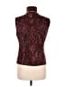 Casual Corner Annex 100% Polyester Paisley Burgundy Vest Size 8 - photo 2