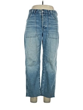 Madewell The Darted Barrel-Leg Utility Jean in Riverbend Wash (view 1)