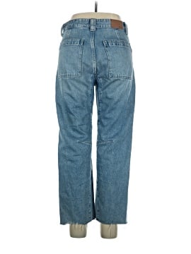 Madewell The Darted Barrel-Leg Utility Jean in Riverbend Wash (view 2)