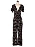 Porridge Floral Black Jumpsuit Size XS (0) - photo 1