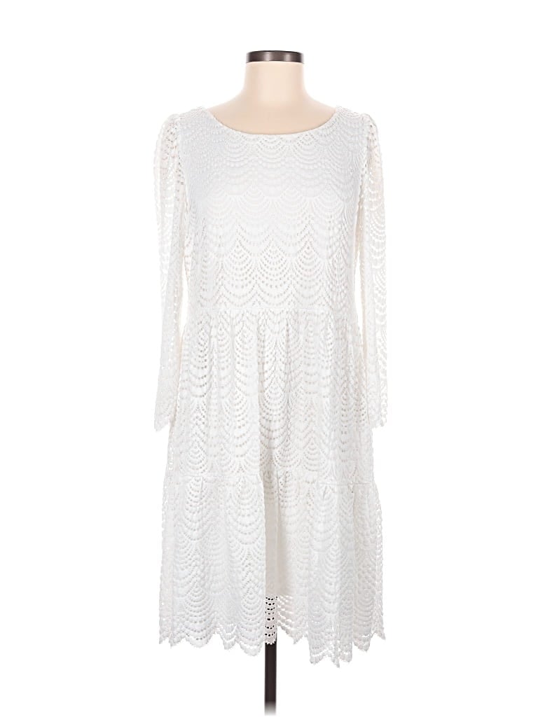 Pre-owned Lilly Pulitzer Casual Dress In White