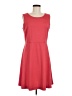212 Collection Solid Red Casual Dress Size M - photo 1