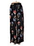 Illa Illa Floral Black Casual Pants Size S - photo 1