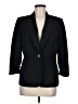 Nine West 100% Polyester Solid Black Blazer Size 6 - photo 1