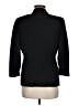 Nine West 100% Polyester Solid Black Blazer Size 6 - photo 2