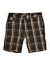 One Tuff Babe Plaid Brown Shorts Size 9 - 10 - photo 1