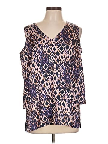 DG^2 by Diane Gilman 3/4 Sleeve Blouse (view 1)