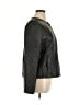 Casual Corner 100% Leather Argyle Black Leather Jacket Size XL - photo 4