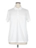 Lands' End 100% Polyester White Short Sleeve Blouse Size XL - photo 1