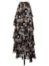 A.L.C. 100% Silk Paisley Black Silk Skirt Size 0 - photo 2