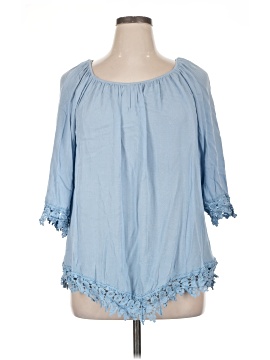 Ny Collection 3/4 Sleeve Blouse