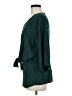 Krazy Kat 100% Rayon Green 3/4 Sleeve Blouse Size M - photo 5