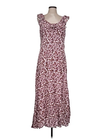 Madewell Ruffled Scoopneck Maxi Dress in Floral (view 1)