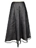 Express 100% Polyester Solid Gray Casual Skirt Size 1 - 2 - photo 1