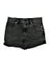 Express Black Denim Shorts Size 4 - photo 1