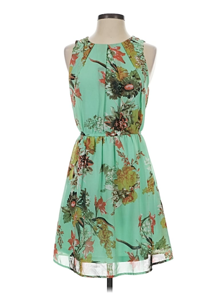 Pre-owned Forever 21 Casual Dress In Green