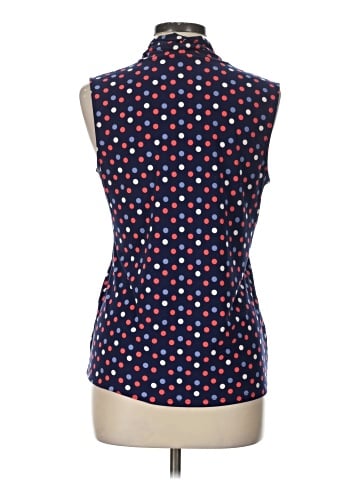 Anne Klein Sleeveless Button-Down Shirt (view 2)