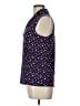 Anne Klein Polka Dots Blue Sleeveless Button-Down Shirt Size L (estimated) - photo 5
