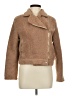 Simplee 100% Cashwool Brown Faux Fur Jacket Size M - photo 1