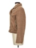 Simplee 100% Cashwool Brown Faux Fur Jacket Size M - photo 5