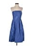 J.Crew 100% Silk Blue Cocktail Dress Size 4 - photo 1