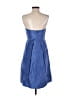 J.Crew 100% Silk Blue Cocktail Dress Size 4 - photo 2
