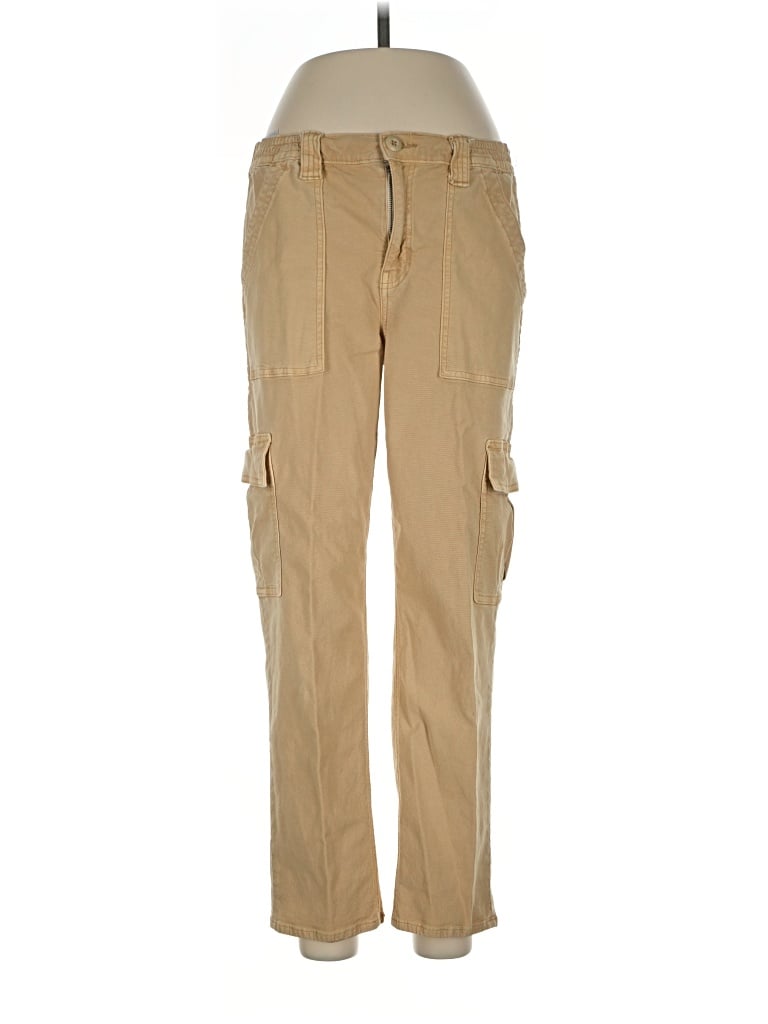 Pre-owned American Eagle Outfitters Cargo Pants In Tan