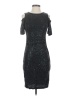 En Focus Studio Stars Silver Cocktail Dress Size 4 - photo 1