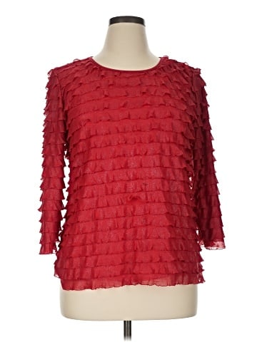 Notations 3/4 Sleeve Blouse (view 1)