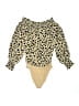 WAYF 100% Polyester Gold Long Sleeve Blouse Size XS - photo 1