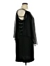 MSK Solid Black Cocktail Dress Size XL - photo 4